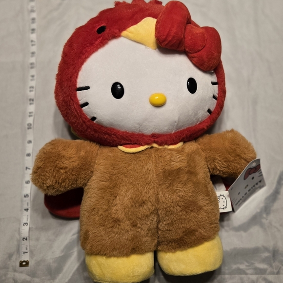 New Hello Kitty 18" Holiday Harvest Turkey Thanksgiving Plush Greeter With Tag - Picture 2 of 4